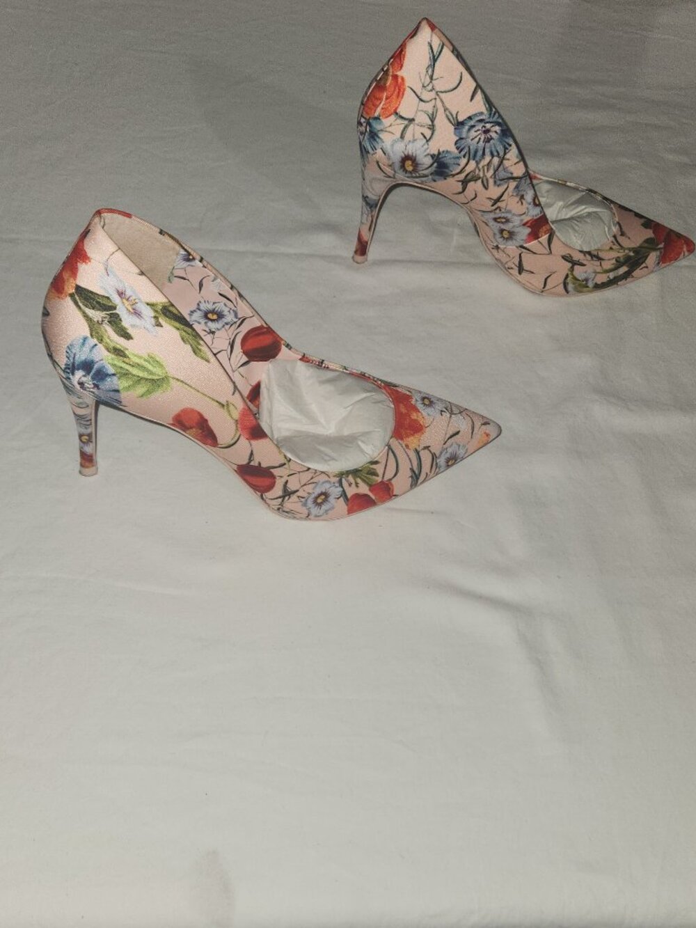 Aldo Pink Floral Pumps Size 8 - Picture 3 of 11
